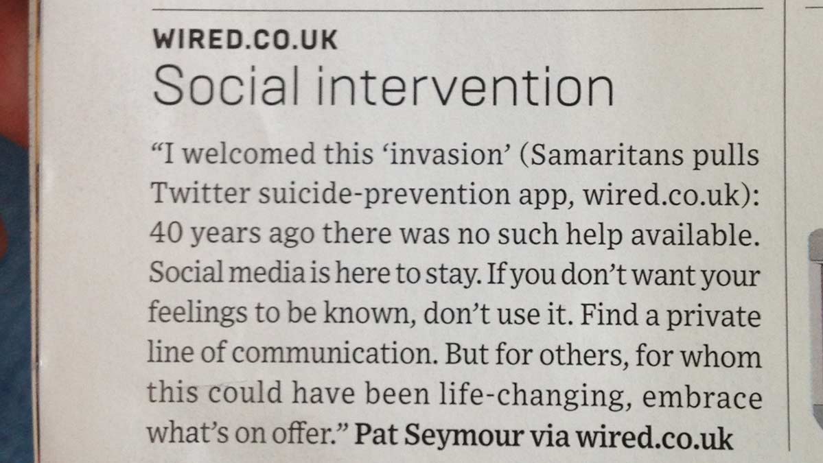 Samaritans Radar 1